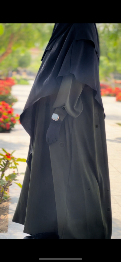 Mother and Daughter Bubble Sleeve Abaya set